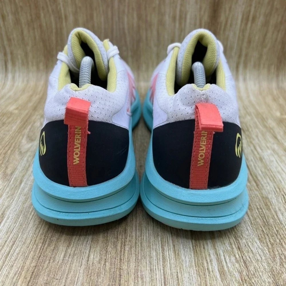 Wolverine Bolt Durashocks Women's Size 9W White Teal‎ Work Shoes W080058